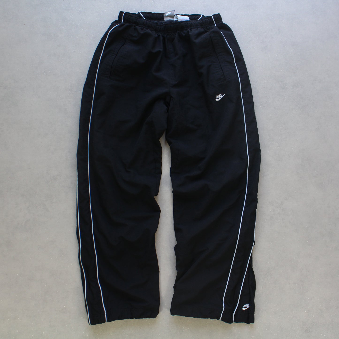 RARE 2000s Nike Trackpants Black - (S)