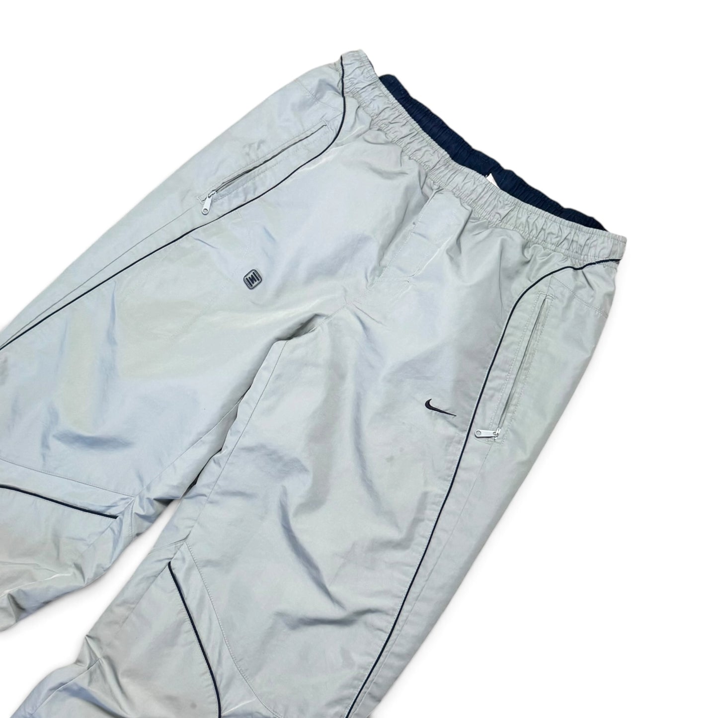 SUPER RARE 2000s Nike Shox Trackpants Grey - (M)