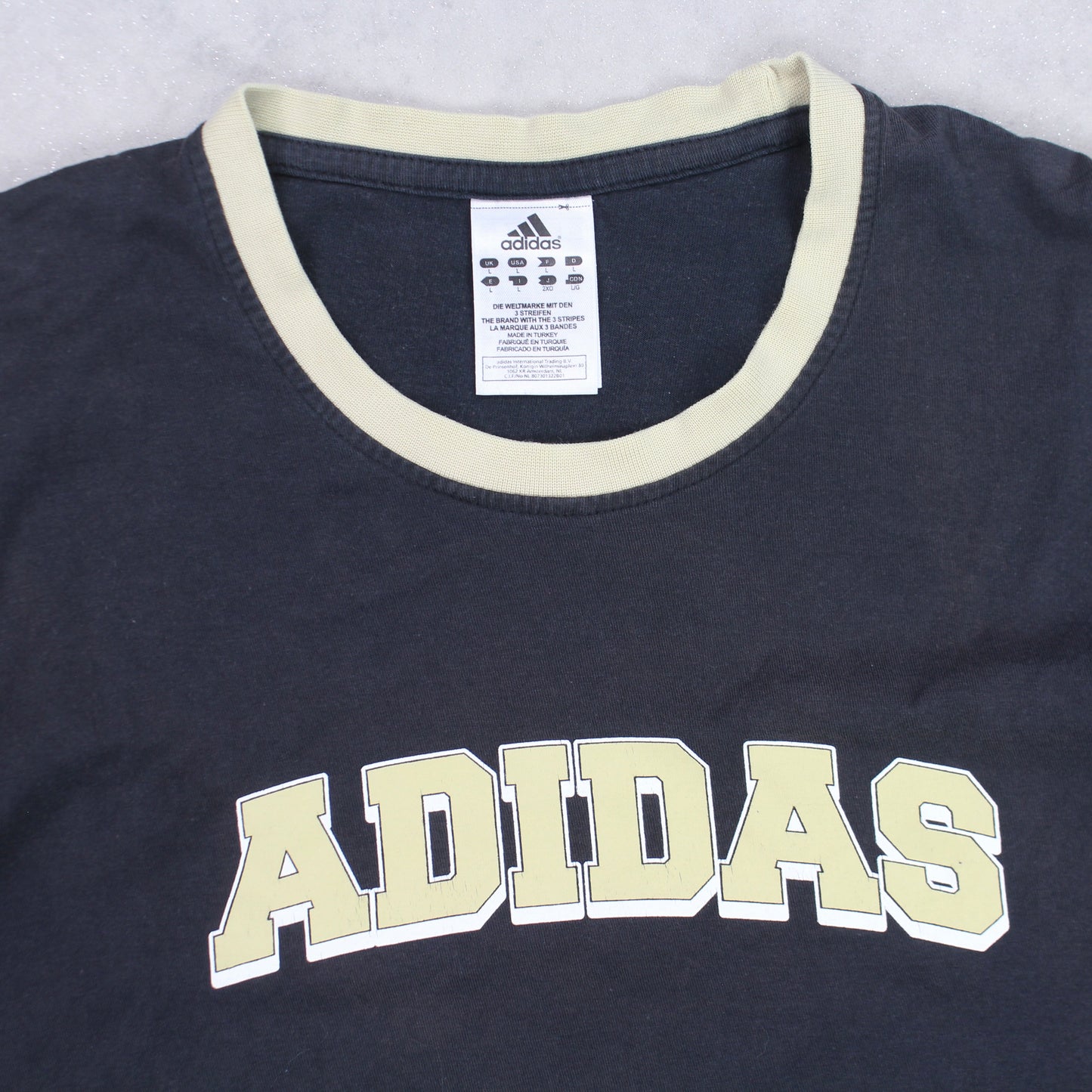 Vintage 00s Adidas T-Shirt Black - (M)