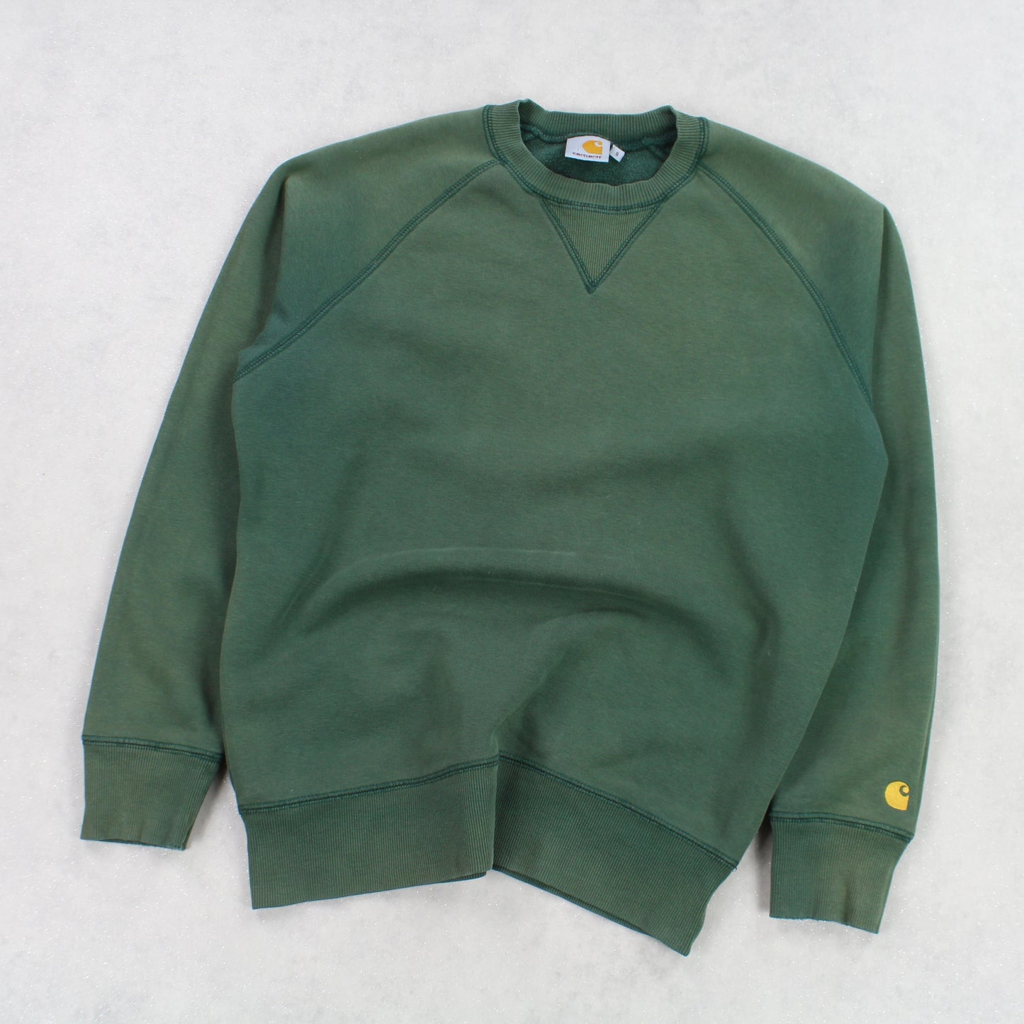 Vintage Carhartt Sweatshirt Green - (S)