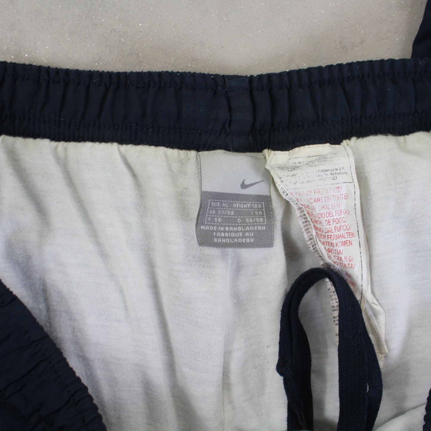 2000s Nike Trackpants Navy - (L)