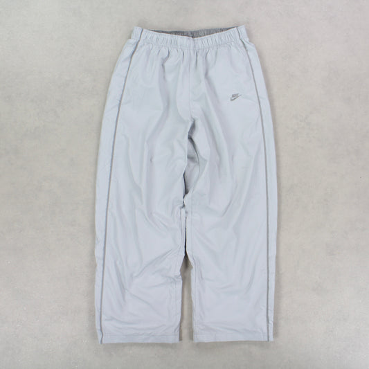 RARE 00s Nike Trackpants Grey - (S)