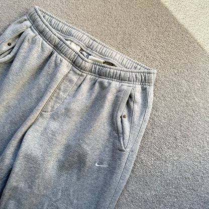 SUPER RARE 2000s Nike Joggers Grey - (M)