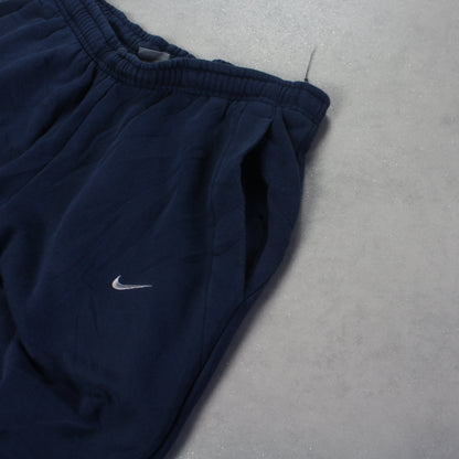 RARE 2000s Baggy Nike Joggers Navy - (M)