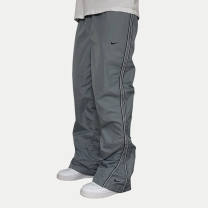 SUPER RARE 2000s Nike Trackpants Grey *PREMIUM* - (L)