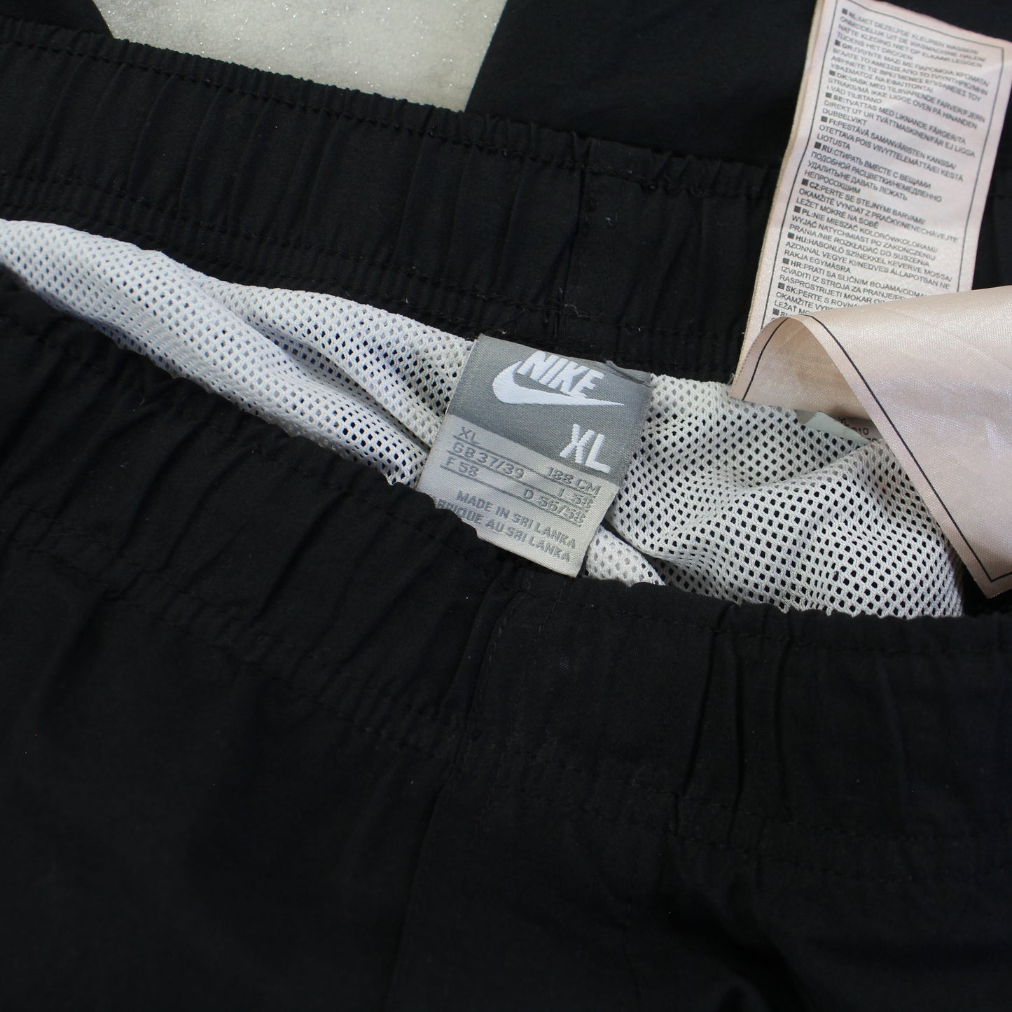 RARE 2000s Nike Trackpants Black - (L)