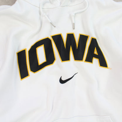 RARE 00s Nike ‘Iowa’ Hoodie White - (M)