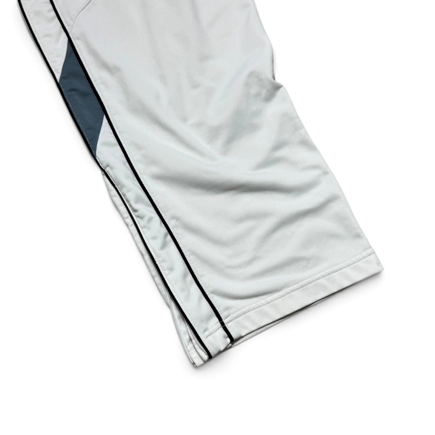 SUPER RARE 2000s Nike Trackpants White - (L)