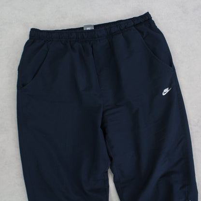 RARE 2000s Nike Trackpants Navy - (M/L)