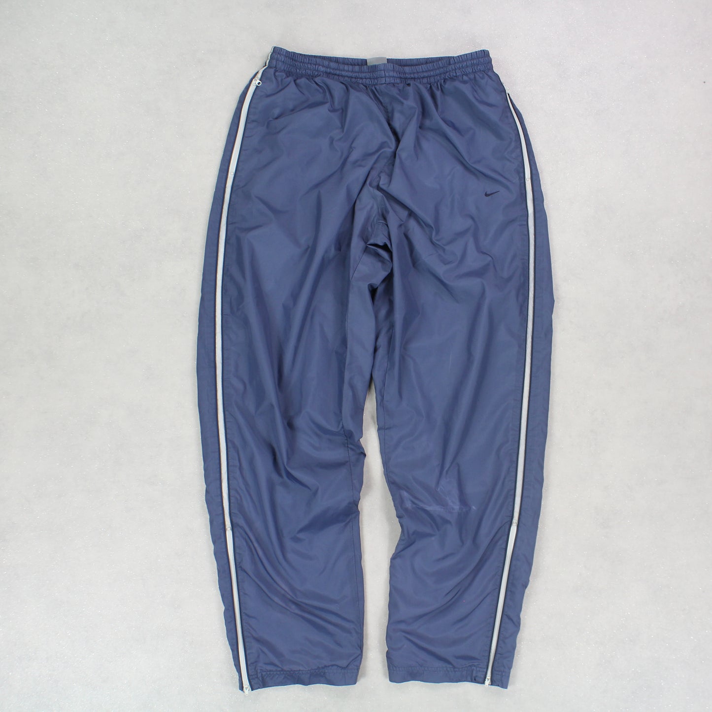 RARE 00s Baggy Nike Trackpants Blue - (L)