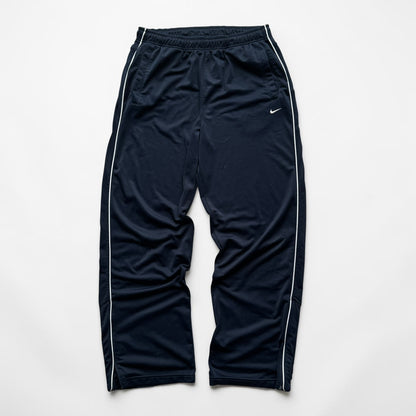 2000s Baggy Nike Trackpants Navy - (L)