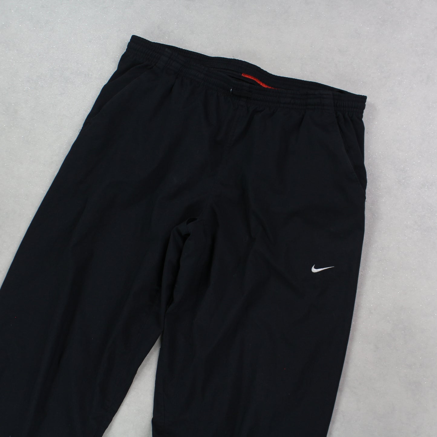 RARE 00s Baggy Nike Trackpants Black - (L)