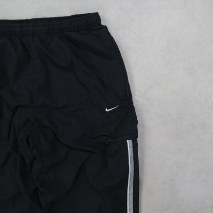 RARE 00s Nike Trackpants Black - (M)