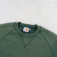 Vintage Carhartt Sweatshirt Green - (S)