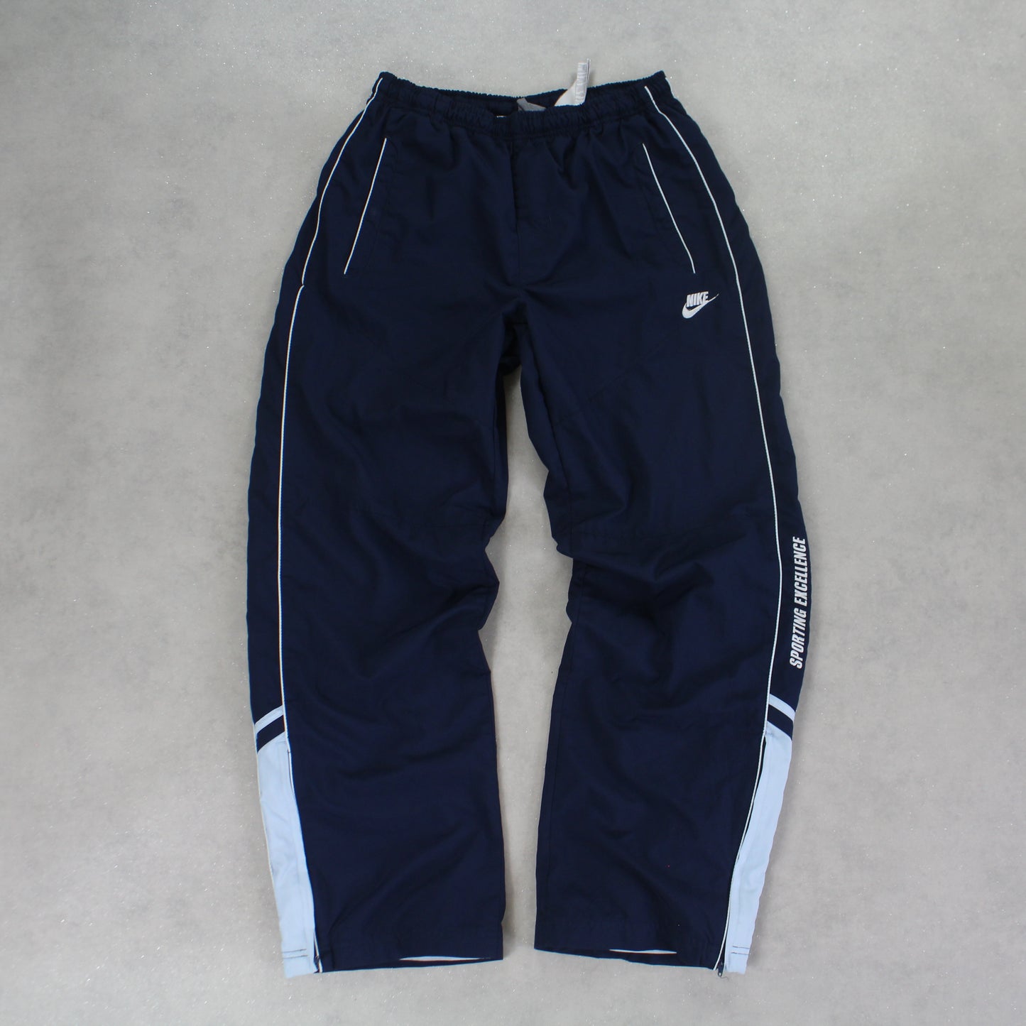 RARE 2000s Nike Trackpants Navy - (S)