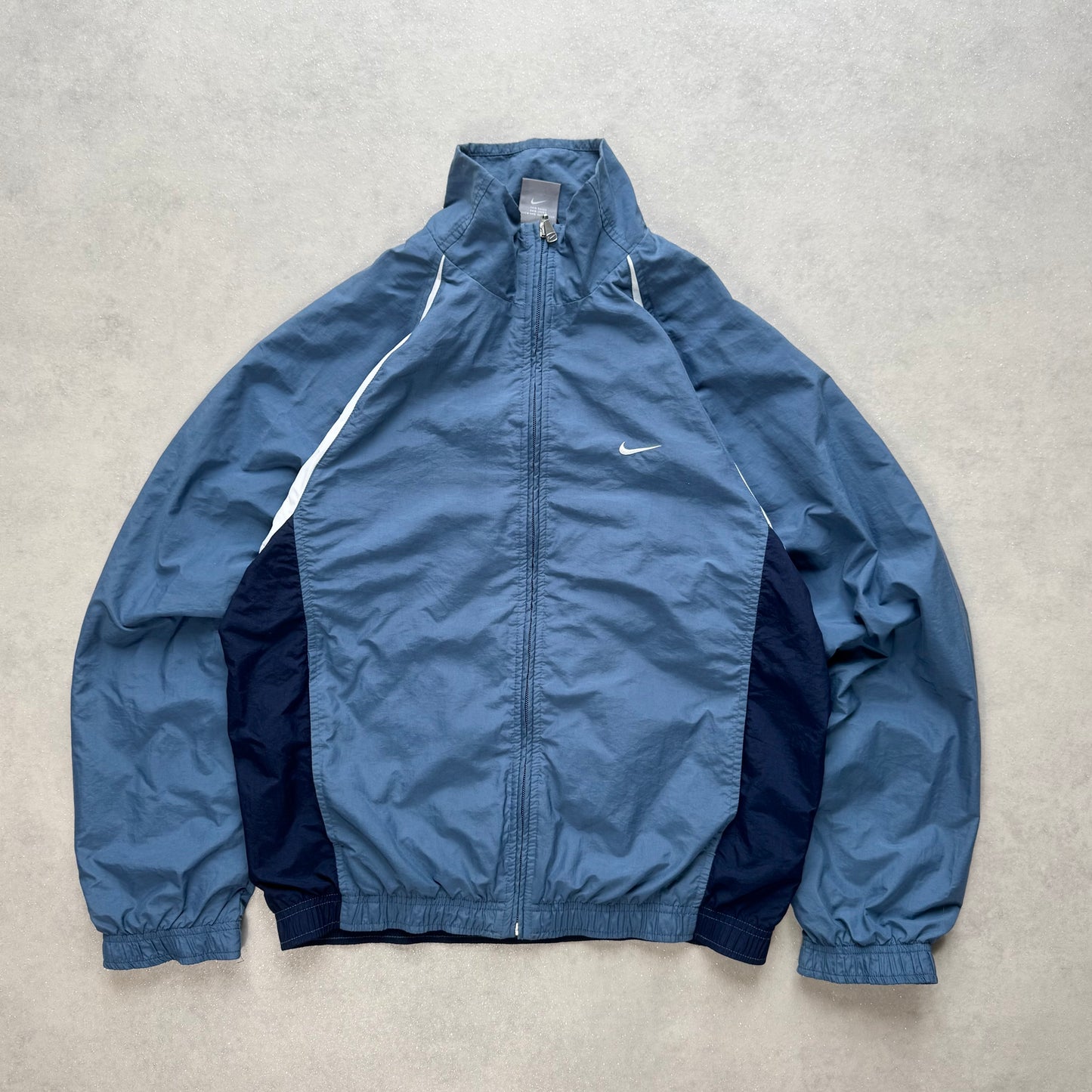 RARE 2000s Nike Track Jacket Blue - (S)