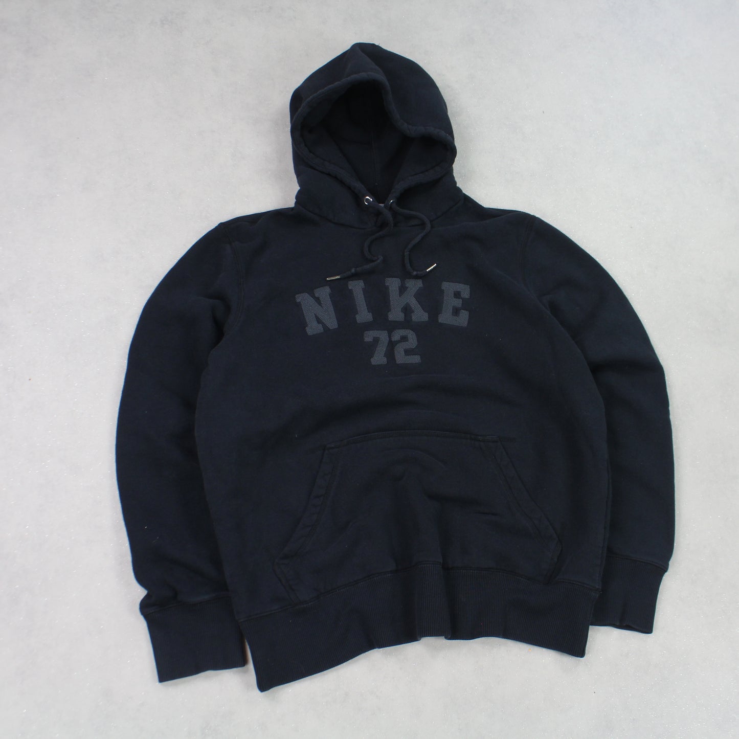 RARE Vintage 00s Nike 72 Hoodie Black - (S)