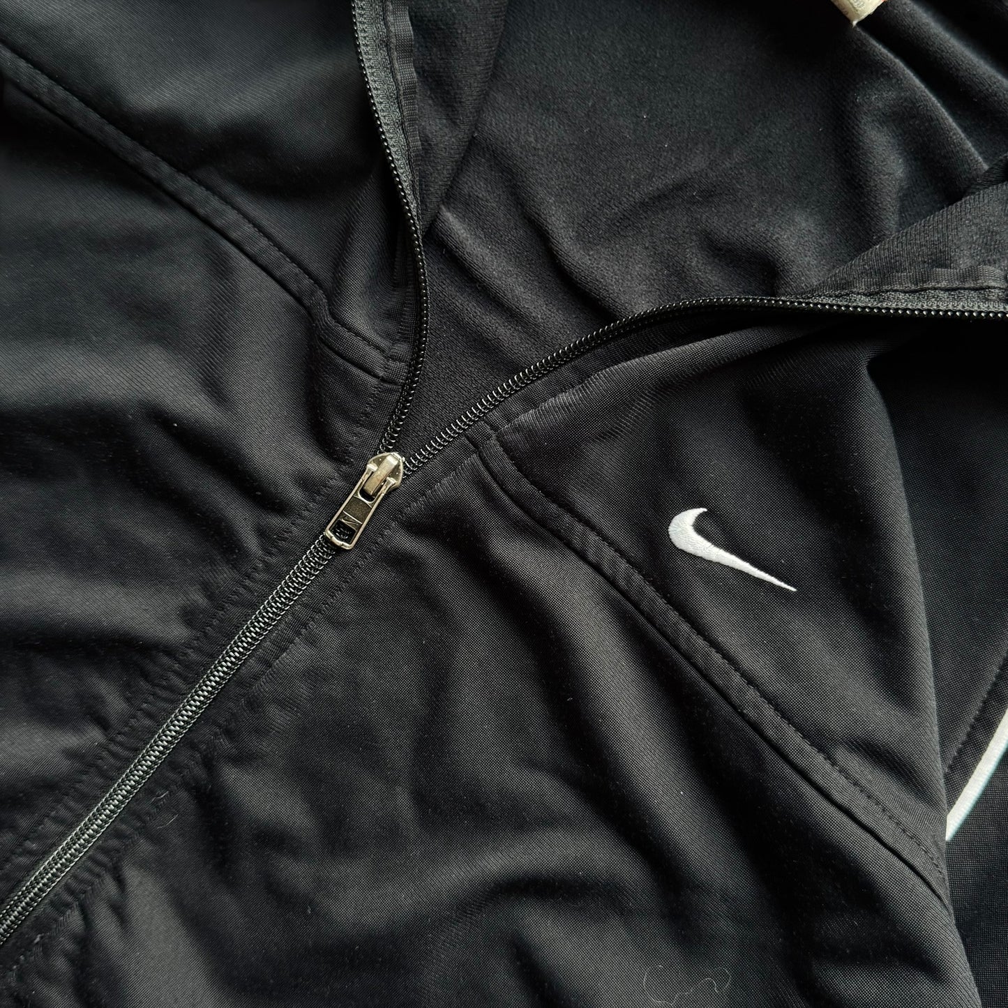 RARE 2000s Nike Track Jacket Black - (L)