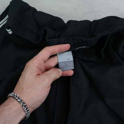 RARE 00s Nike Trackpants Black - (S)