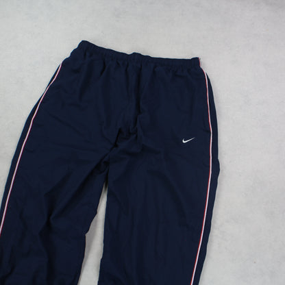 RARE 00s Nike Trackpants Navy - (M)