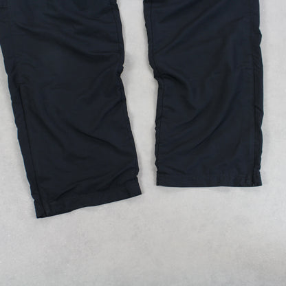 RARE 00s Baggy Nike Trackpants Black - (L)