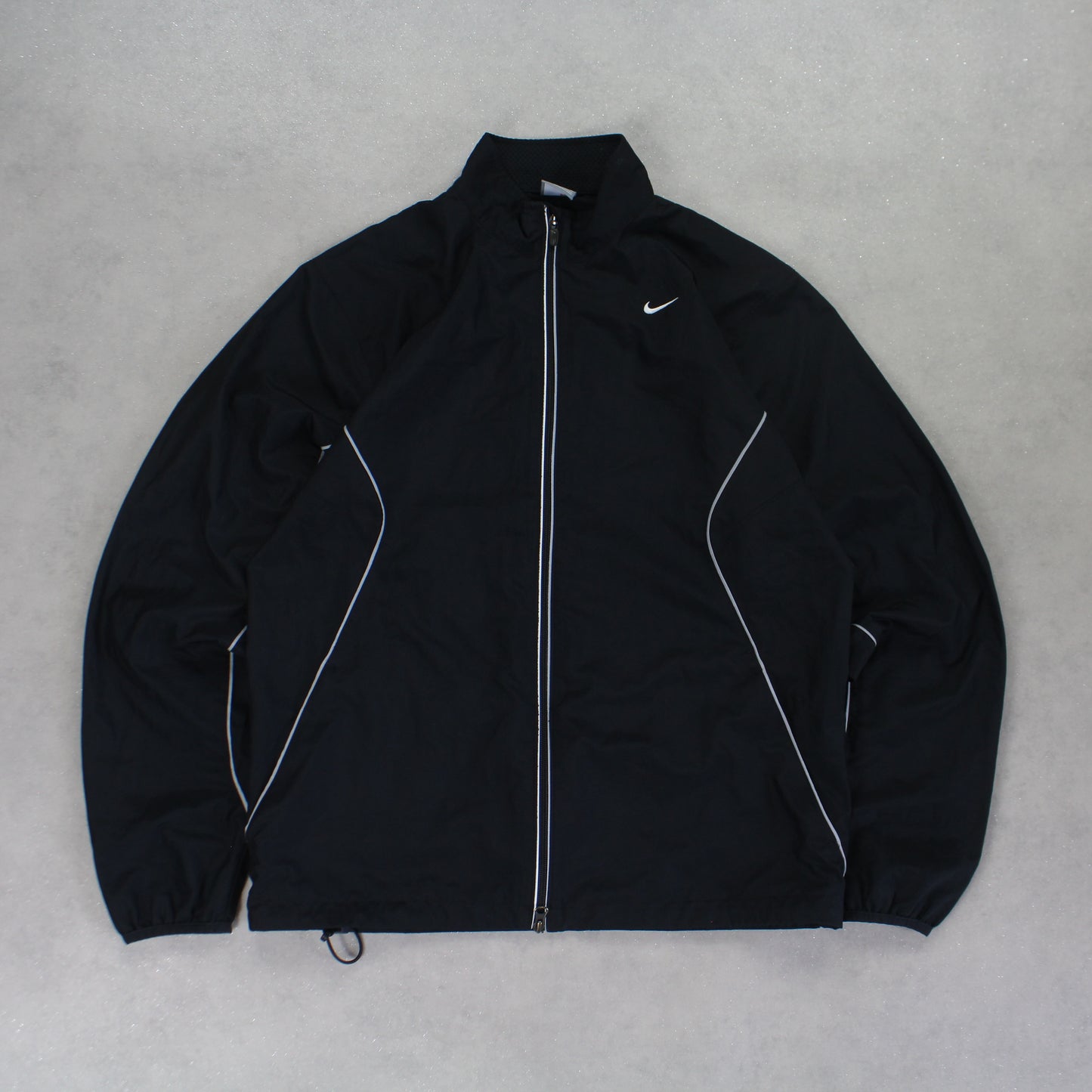 RARE 2000s Nike Track Jacket Black - (M)