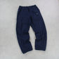 RARE 00s Nike Spell Out Trackpants Navy - (S)