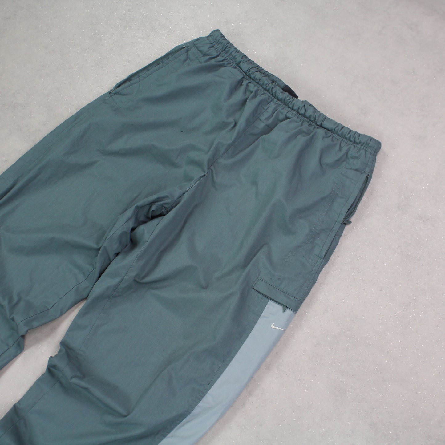 RARE 00s Nike Trackpants Green - (L)