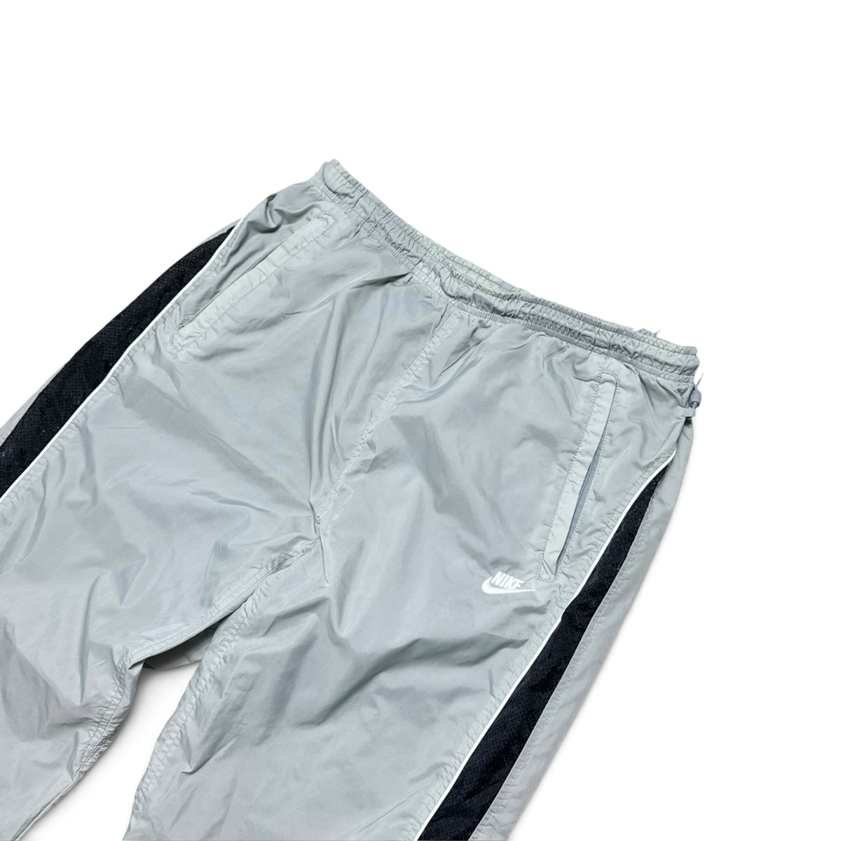 RARE 2000s Nike Trackpants Grey - (L) | PREMIUM