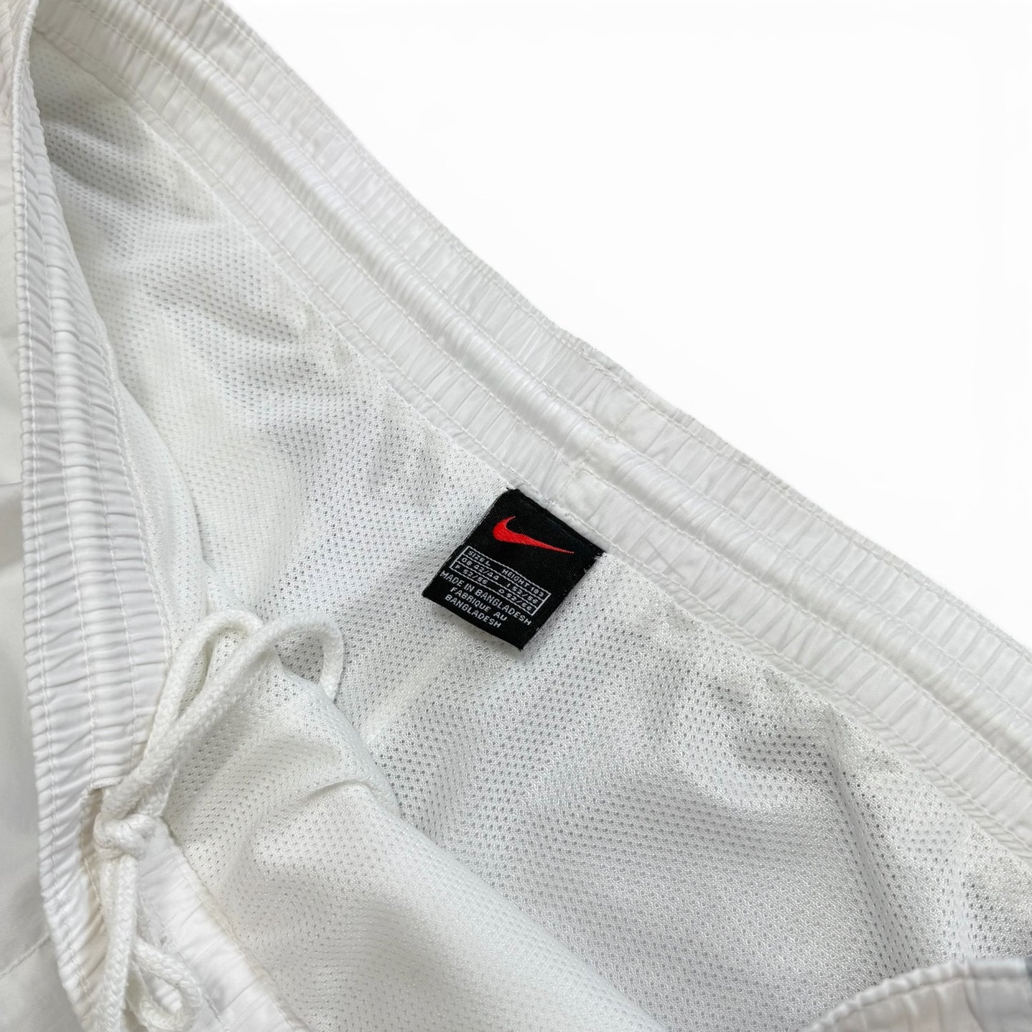 SUPER RARE 2000s Baggy Nike Trackpants White *PREMIUM* - (L)