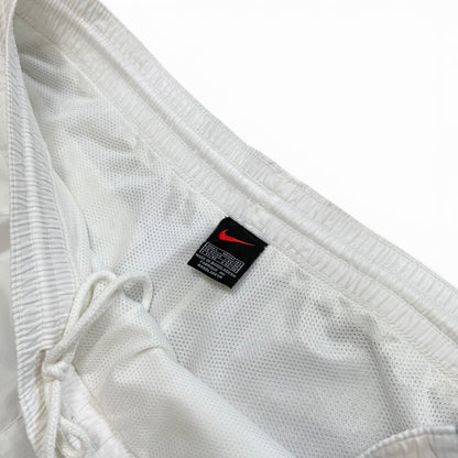 SUPER RARE 2000s Baggy Nike Trackpants White *PREMIUM* - (L)