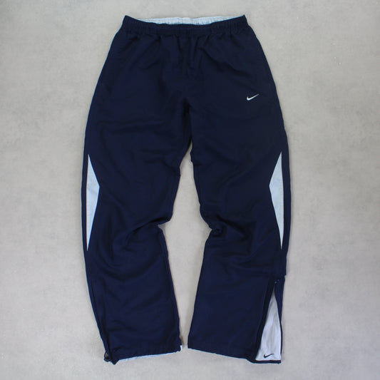 SUPER RARE 2000s Nike Trackpants Navy - (S)