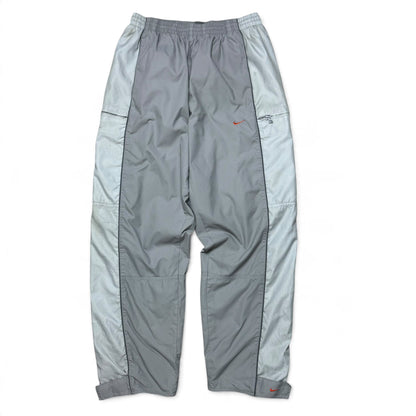 RARE 2000s Nike Trackpants Grey - (L)