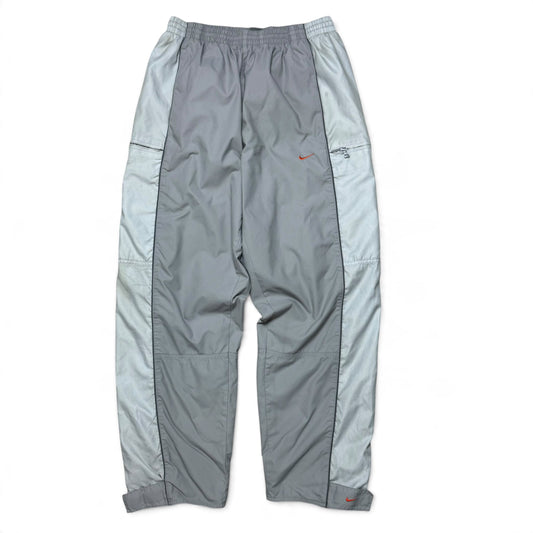RARE 2000s Nike Trackpants Grey - (L)