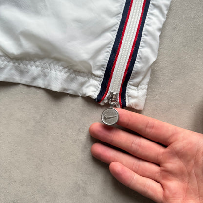 RARE 2000s Nike Trackpants White - (L)