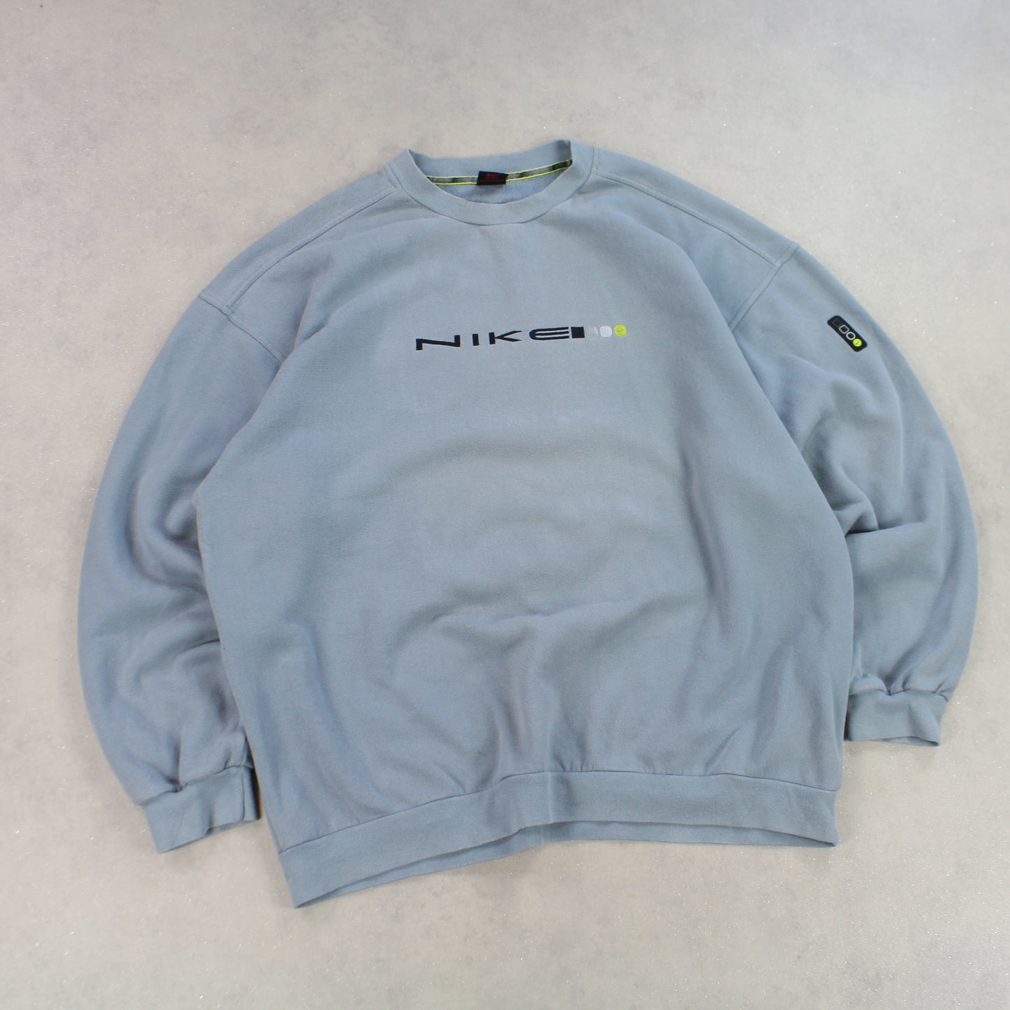 SUPER RARE 90s Nike Sweatshirt Blue - (XXL)