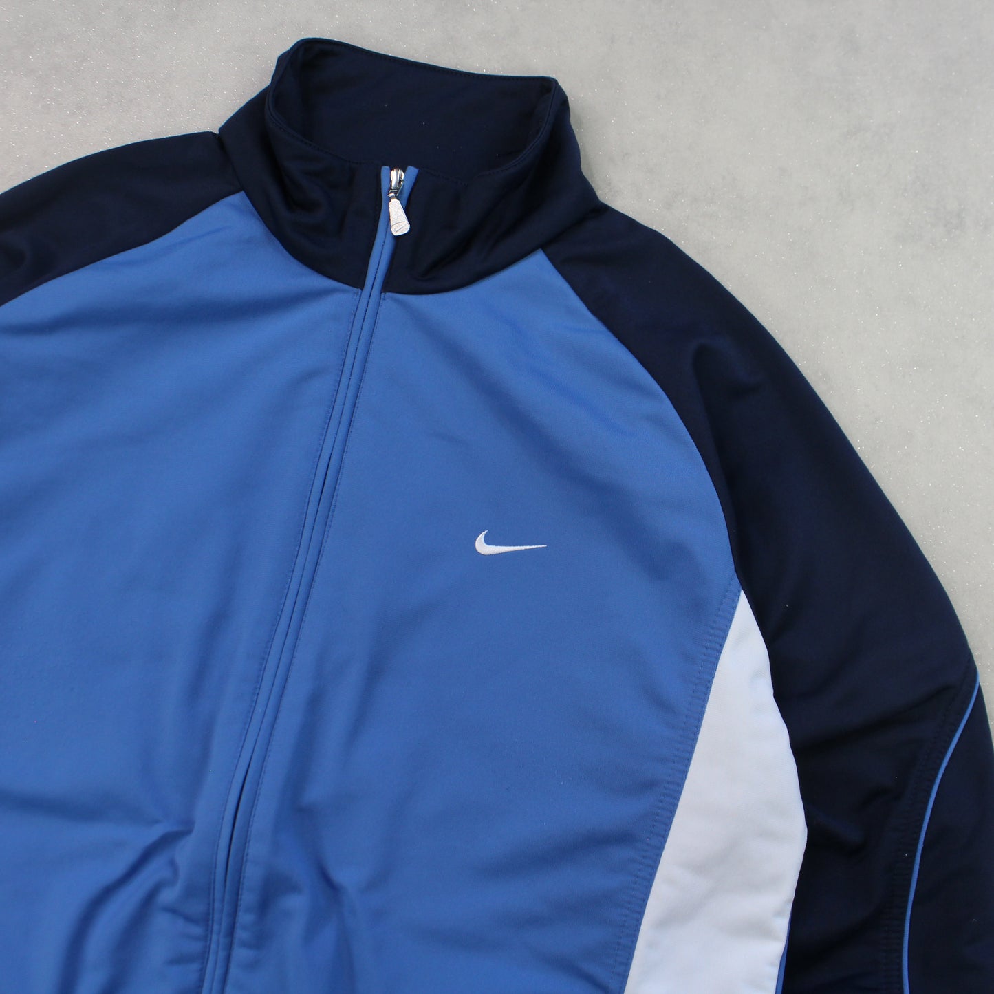 RARE 00s Nike Track Jacket Blue - (M)