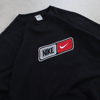 SELTENES Nike-Sweatshirt aus den 2000ern, Schwarz – (M)
