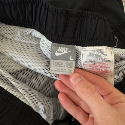 RARE 2000s Nike Trackpants Black - (L)
