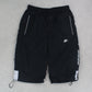 RARE 00s Nike Track 3/4 Shorts Black - (M)