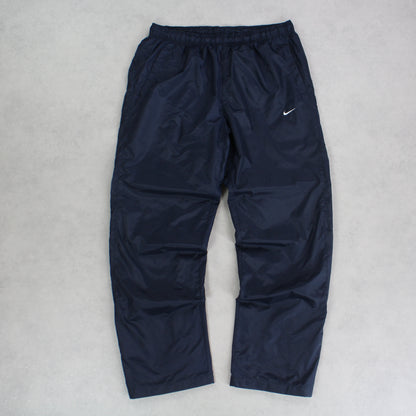 RARE 2000s Baggy Nike Trackpants Navy - (L)