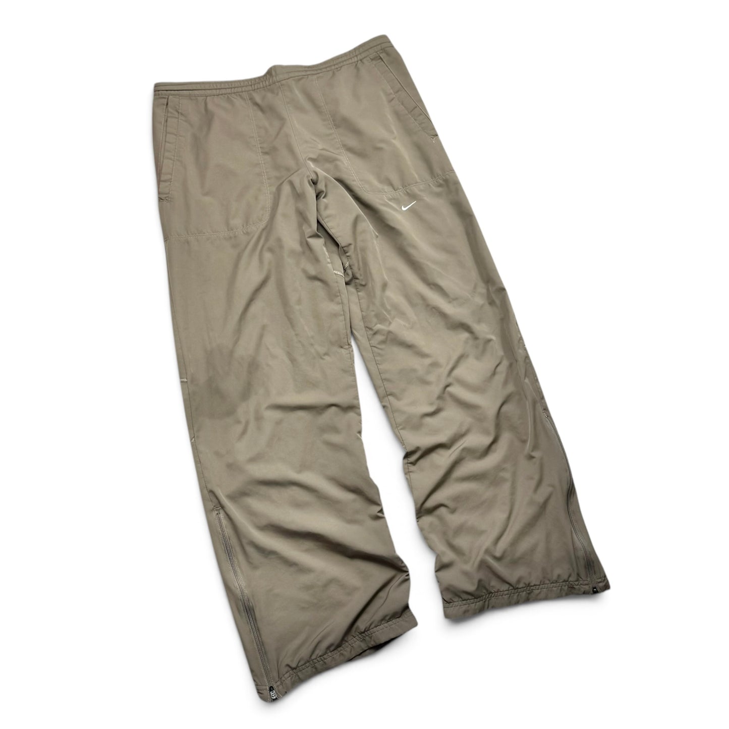 2000s Nike Trackpants Light Brown - (S)