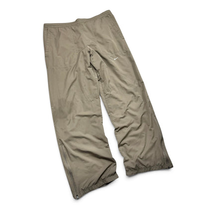 2000s Nike Trackpants Light Brown - (S)