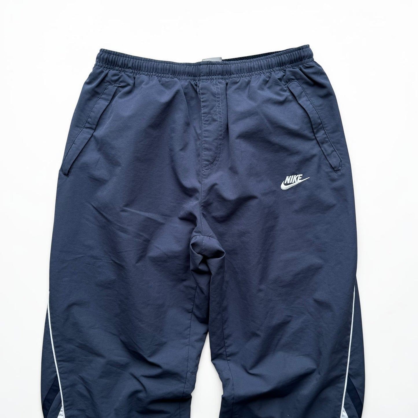 RARE 2000s Baggy Nike Trackpants Blue - (M)