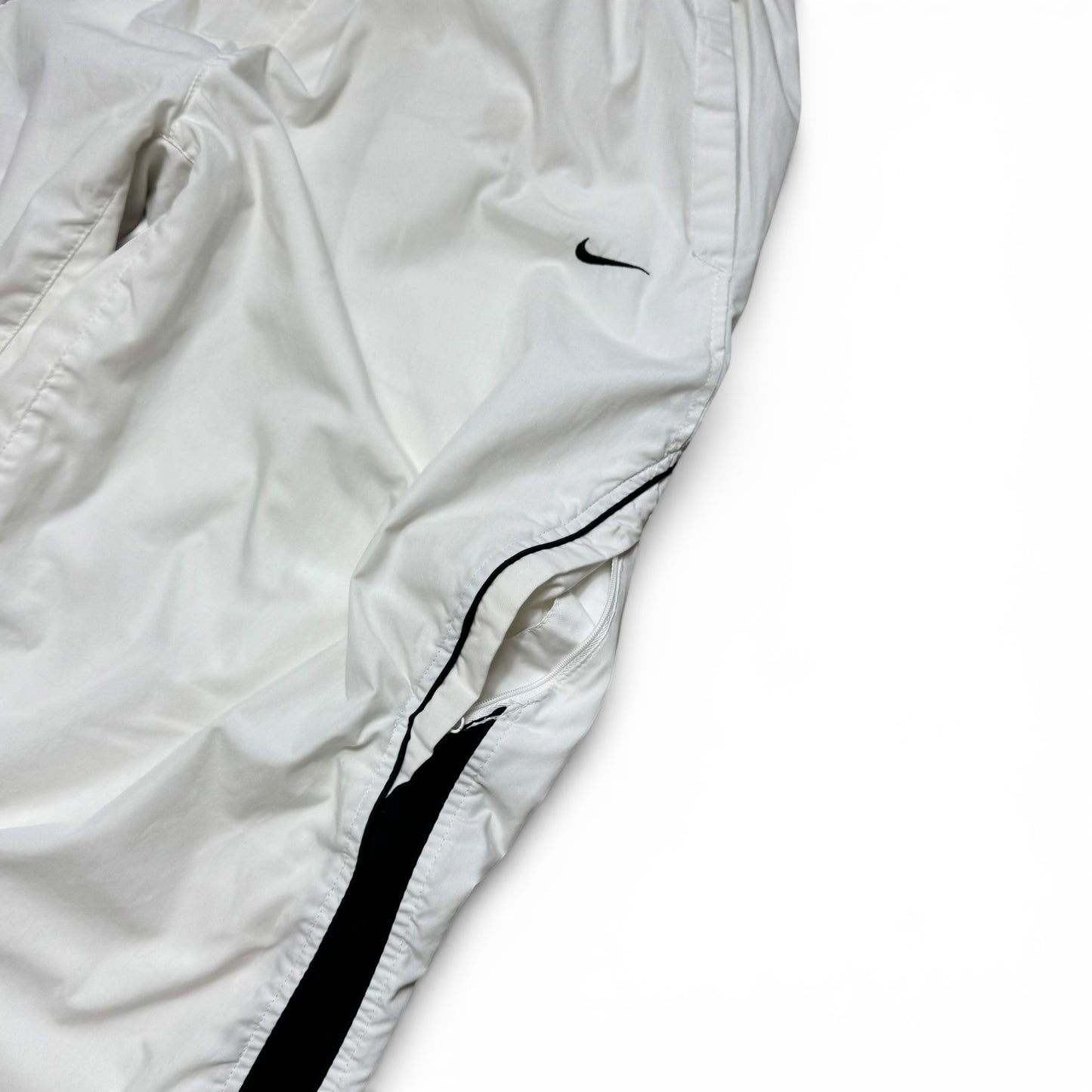 RARE 2000s Nike Trackpants White - (XL)