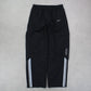 SUPER RARE 00s Nike Trackpants Black - (L)