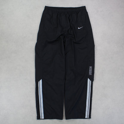 SUPER RARE 00s Nike Trackpants Black - (L)