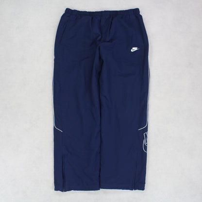 RARE Vintage 00s Nike Trackpants Navy - (XL)