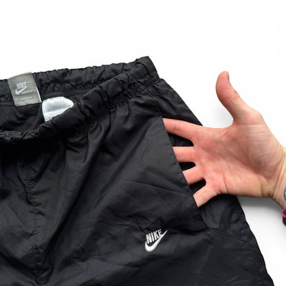 RARE 2000s Baggy Nike Trackpants Black - (S)