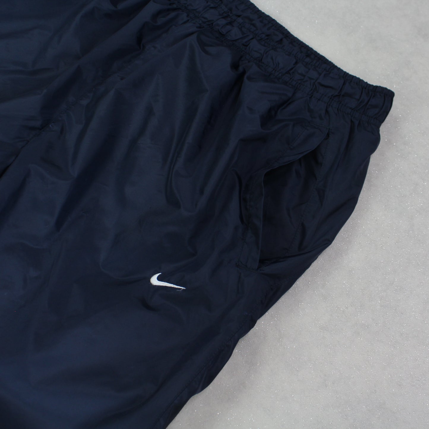 RARE 2000s Baggy Nike Trackpants Navy - (L)